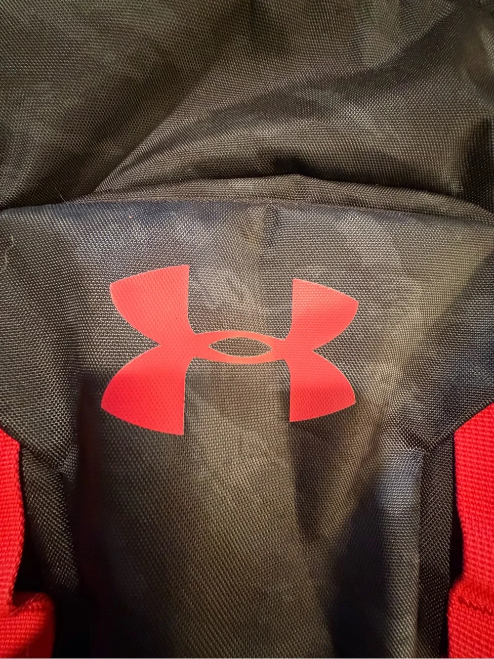 Under Armour Black and Red Storm Backpack